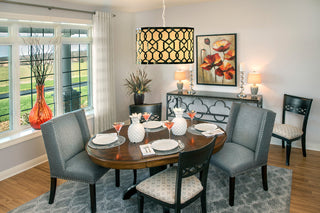 Libby Langdon for Crystorama Jennings 5 Light Polished Nickel Chandelier