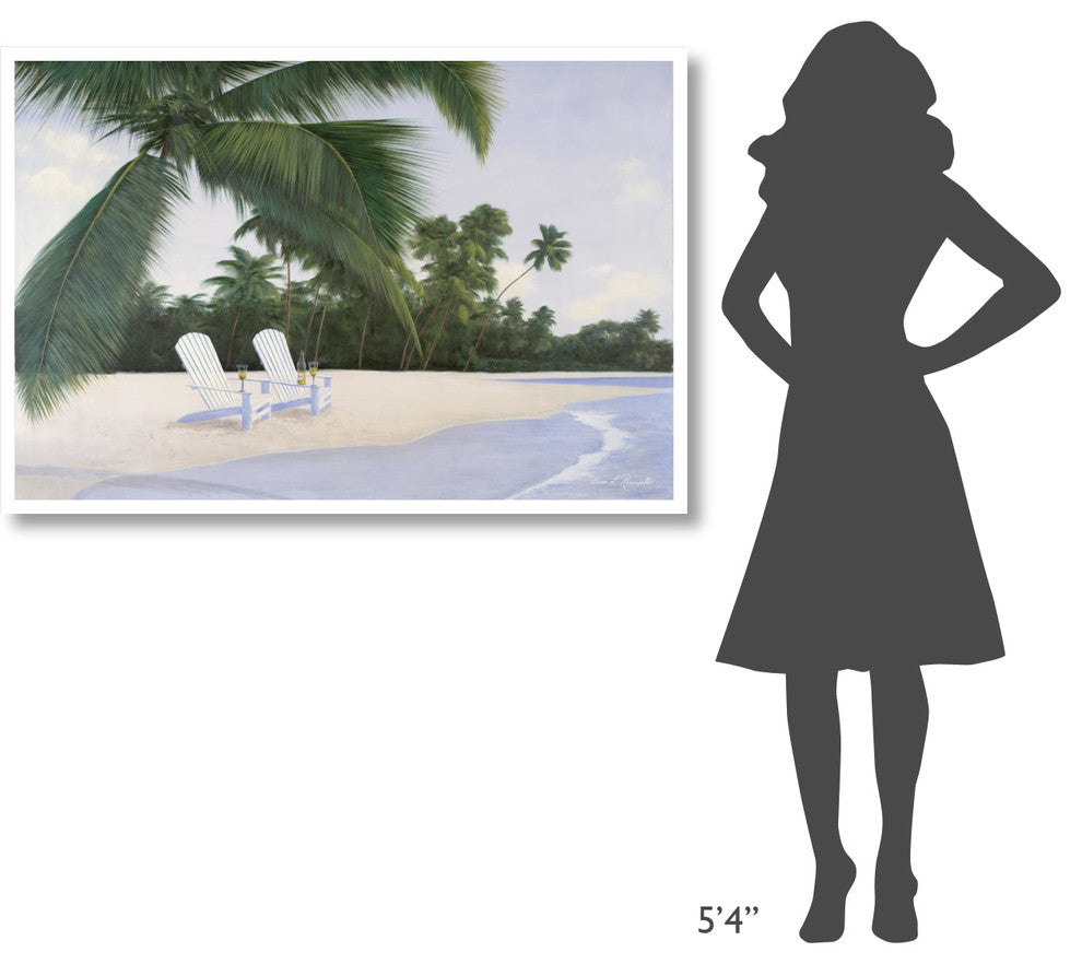 "Island Hideaway" Digital Paper Print by Diane Romanello, 50"x34"
