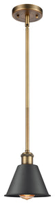 Innovations 516-1S-BB-M8-BK-LED 1-Light Mini Pendant, Brushed Brass