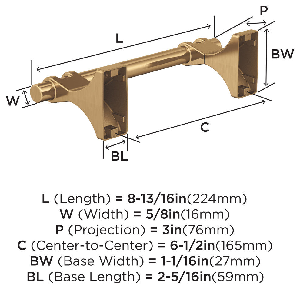 Amerock Davenport Transitional Pivoting Double Post Toilet Paper Holder, Champag