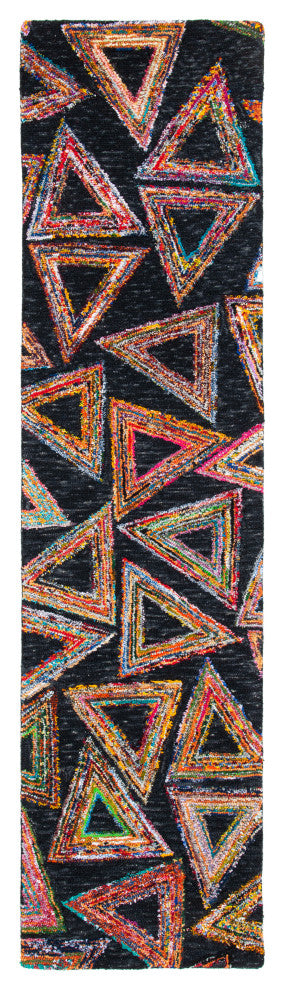 Safavieh Aspen Apn533Y Bohemian Rug, Dark Green and Black, 9'0"x12'0"