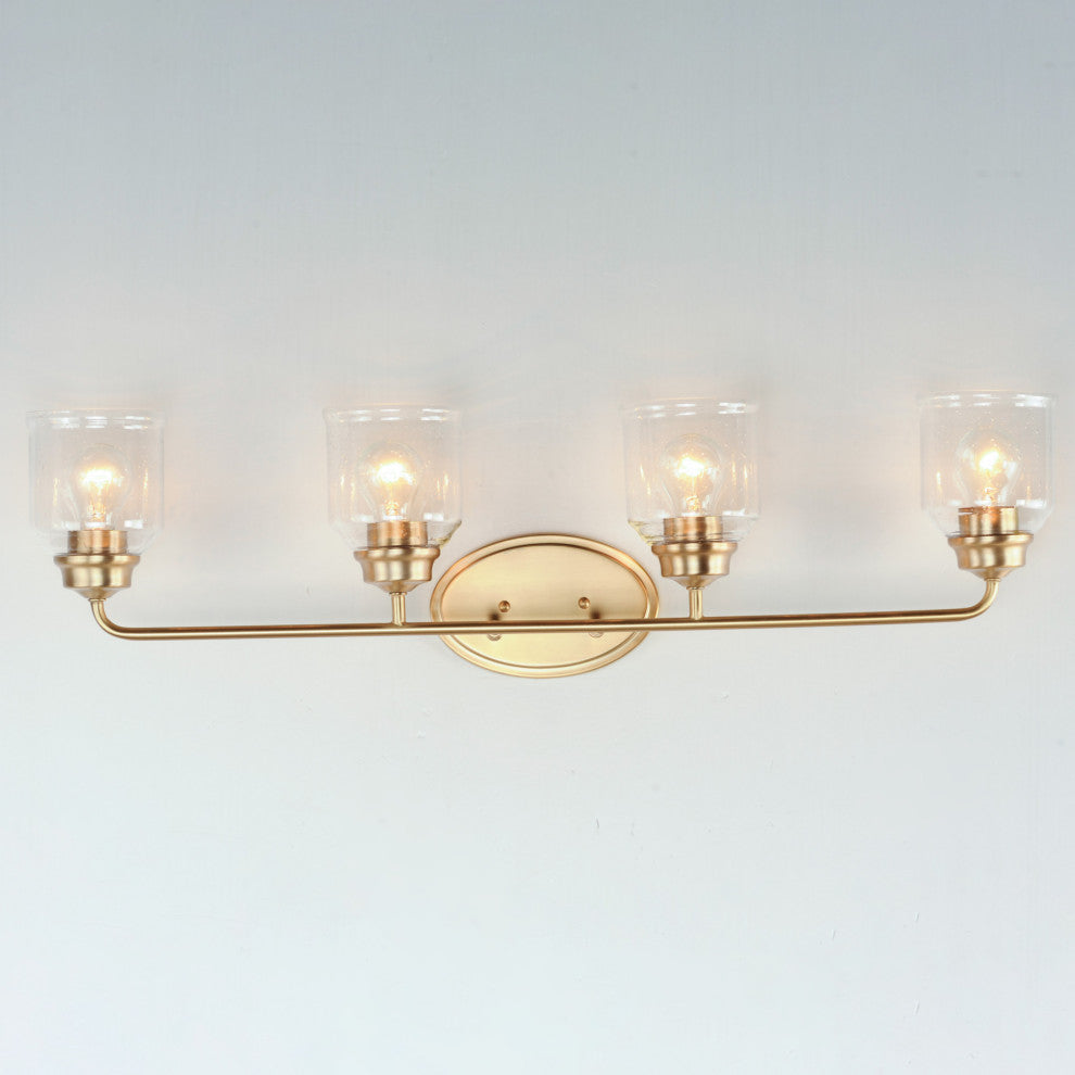 Maxim 12264CD Acadia 4 Light 35"W Bathroom Vanity Light - Black