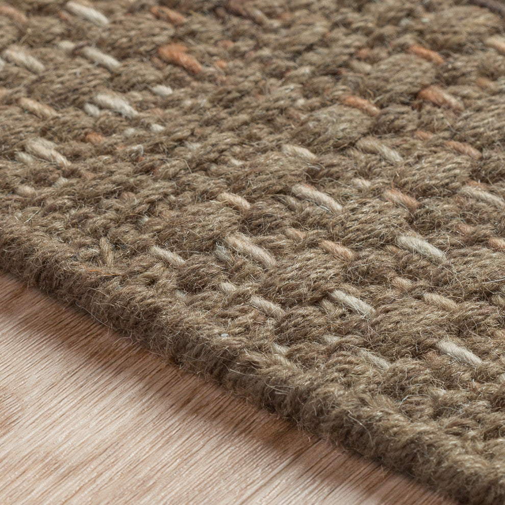 Nepal NL100 Mocha 8' x 8' Round Rug