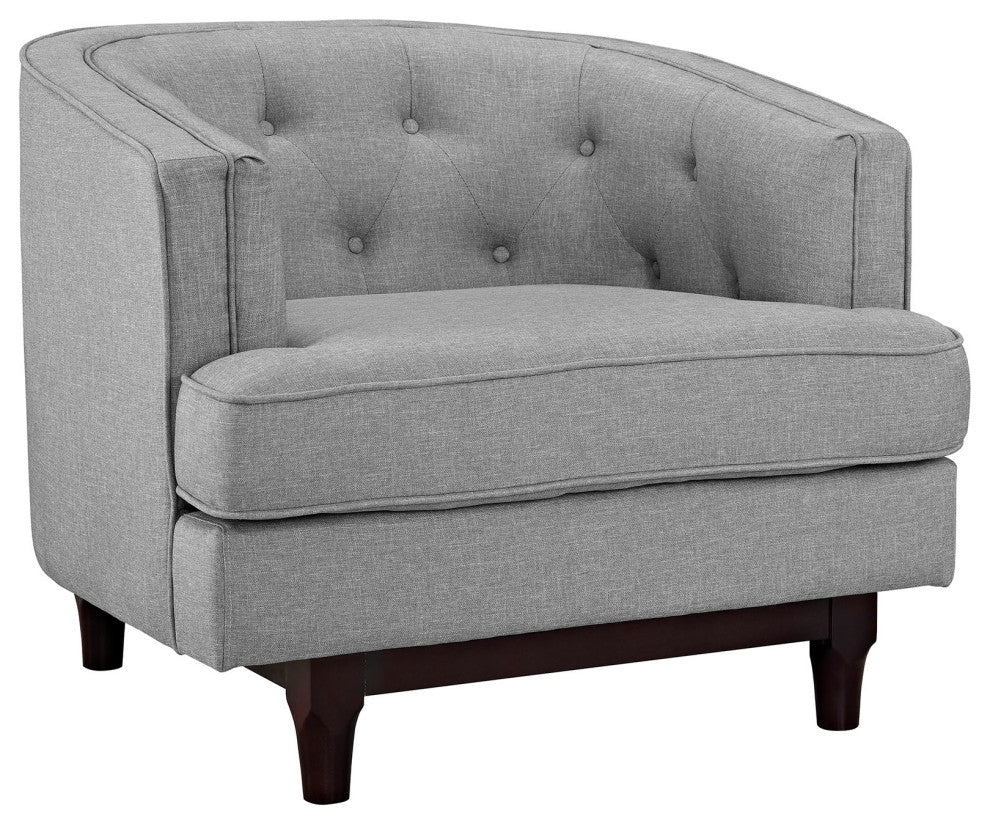 Light Gray Coast Armchairs Set of 2