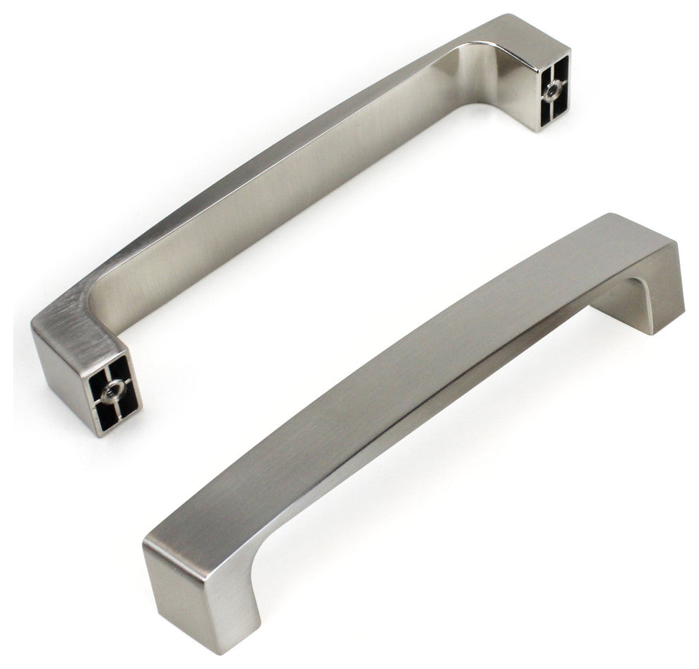 Dowell Series 3006 Handles, Brushed Nickel, 5 Pack, 160mm / 6.3" CTC