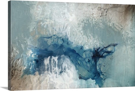 "Seafoam Rising" Canvas Art, 36"x24"x1.25"