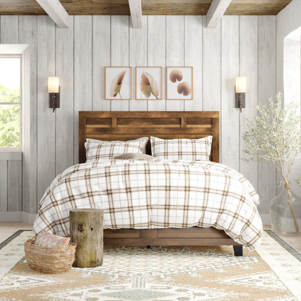 ACME Morales Storage Queen Bed, Rustic Oak Finish
