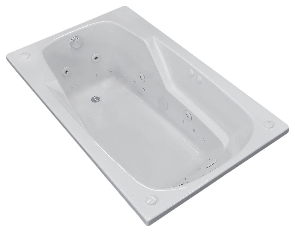Troy 32 x 60 Rect. Air & Whirlpool Jetted Drop-In Bathtub with Right Drain