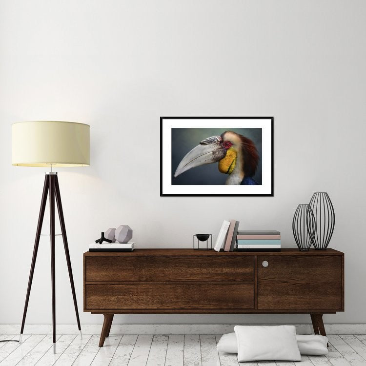 "Jabrix" Framed Digital Print by Fahmi Bhs, 38"x26"
