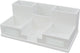 Desk Organizer with Smart Phone Holder, White
