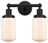 Innovations Dover 2-Light 15.5" Bath Vanity-Light Matte Black