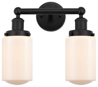 Innovations Dover 2-Light 15.5" Bath Vanity-Light Matte Black