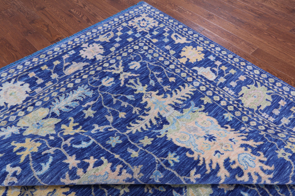 Turkish Oushak Hand Knotted Wool Rug 10' 3" X 13' 8" - Q13314