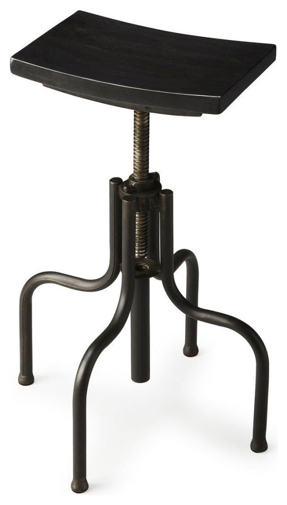 Butler Nestor Industrial Chic Revolving Bar Stool