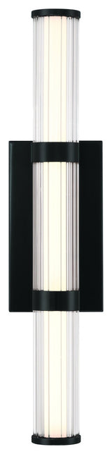 Fayton 21" LED Sconce, Black