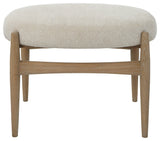 Uttermost Acrobat Off-White Small Bench