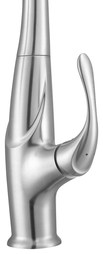 Eliya Single Handle Pull-Down Kitchen Faucet, Brushed Nickel