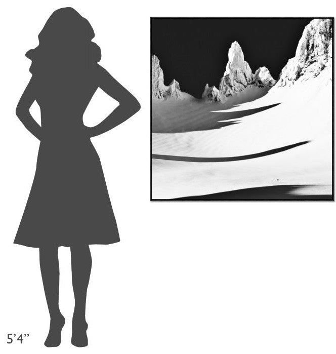 "Small And Big" Framed Canvas Giclee by Asmund Keilen, 37x37"