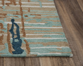 Rizzy Home MET102 Metro Area Rug 8'6"x11'6" Gray/Multi