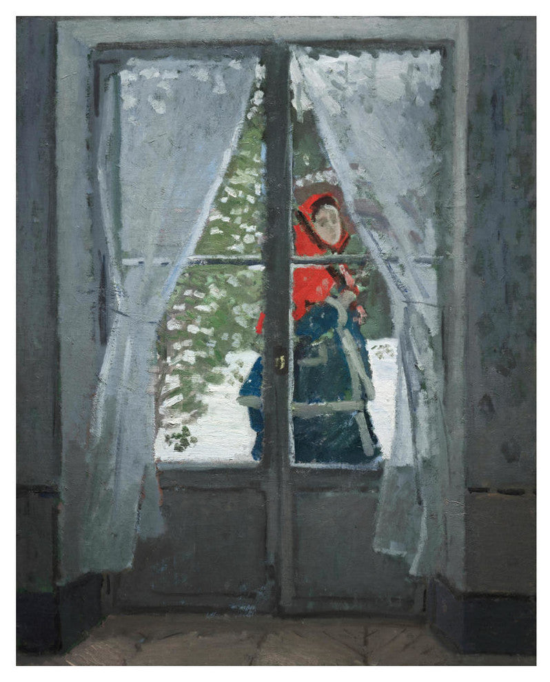 "The Red Kerchief, c. 1868-1873" Digital Paper Print by Claude Monet, 20"x24"