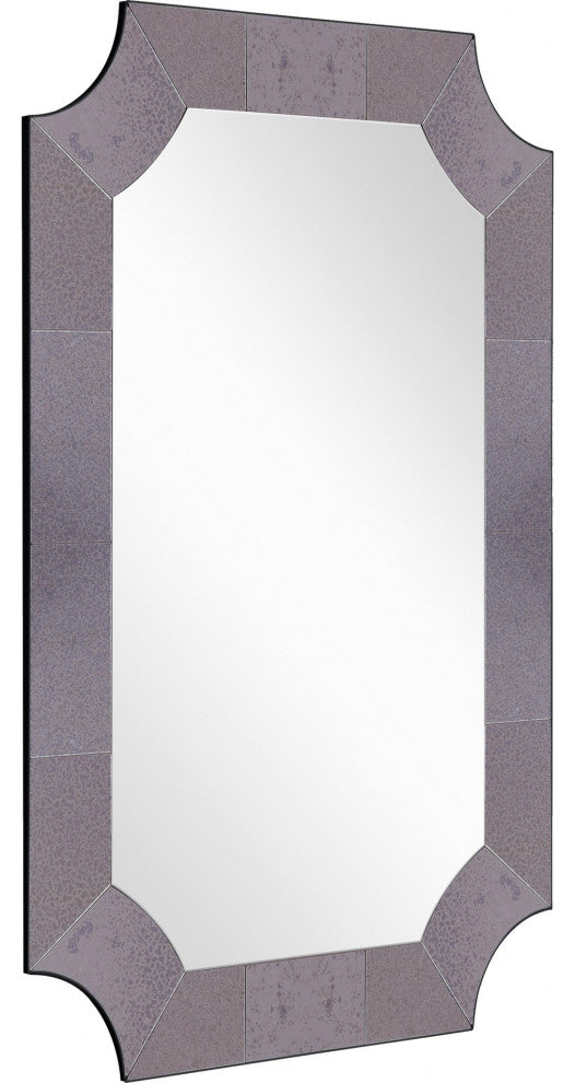 Grey Antiqued Framed Mirror