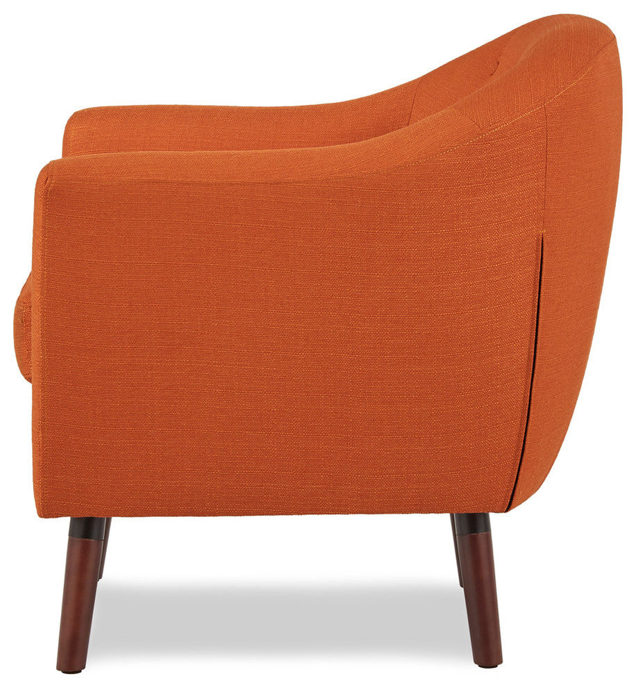 Baylor Accent Chair, Orange