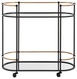 Uttermost Andre Iron Bar Cart