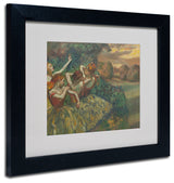 'Four Dancers, 1899' Matted Framed Canvas Art by Edgar Degas