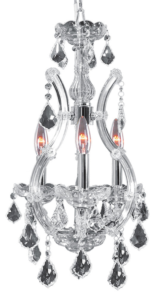 Artistry Lighting Maria Theresa Collection Crystal Chandelier 12x22, Chrome