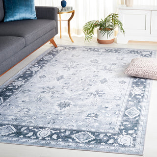 Safavieh Arizona Machine-Washable Collection ARZ118 Rug, Light Grey/Grey Green, 3'x5'
