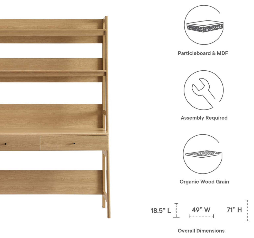 Bixby Office Desk, Oak