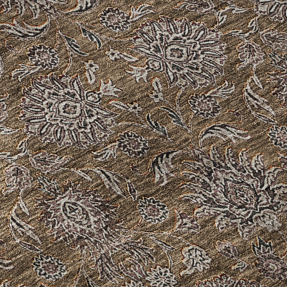 Premium Machine Washable Mayfield AMF702 Chocolate 1'8" x 2'6" Rug