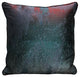 Plutus Bleu Velour Blue, Green, Red Luxury Throw Pillow, 20"x30" Queen