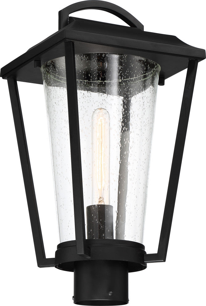 Nuvo 1-Light Lakeview Aged Bronze Post Lantern Light