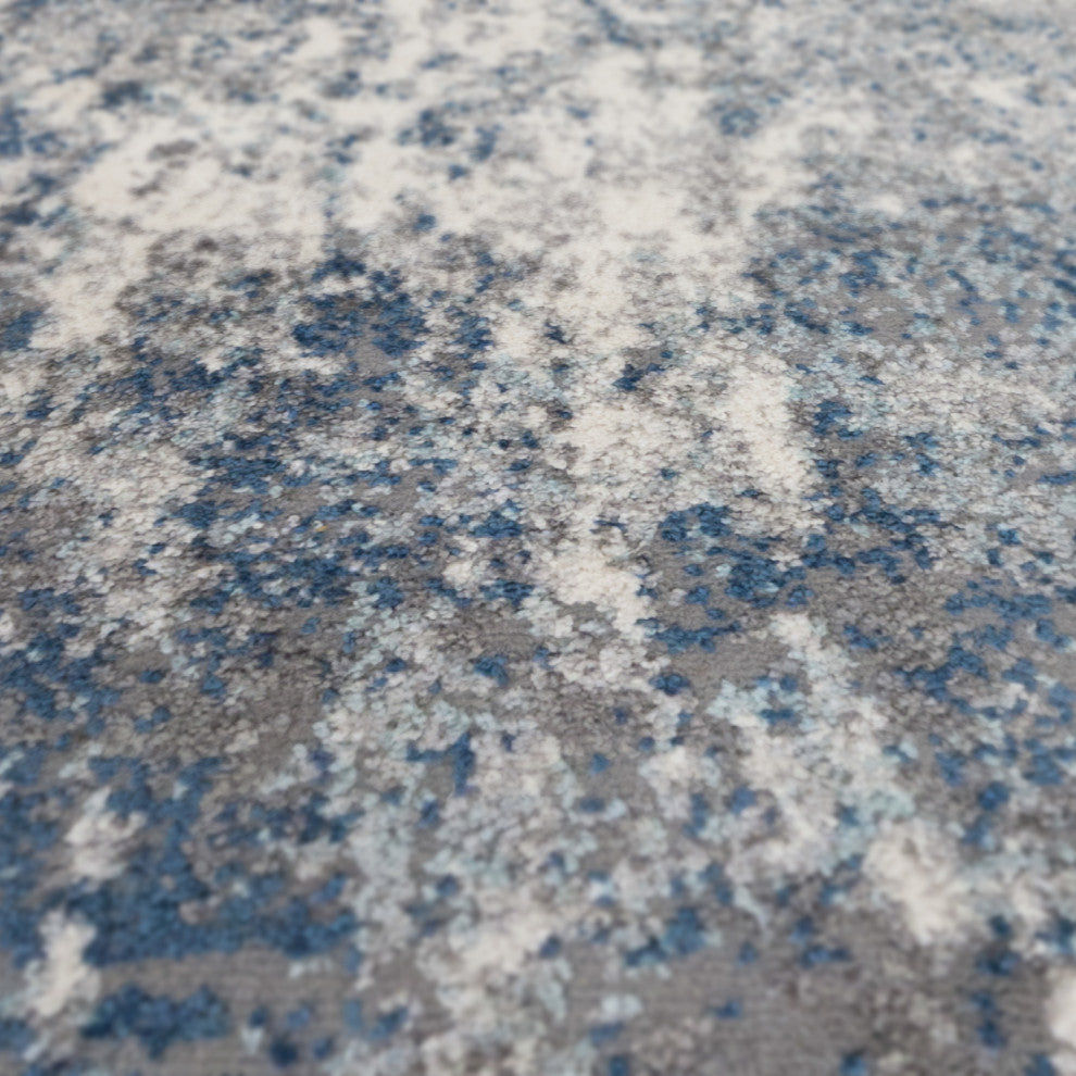 Yasmin Acy Area Rug, Blue, 5'3" x 7'3", Abstract