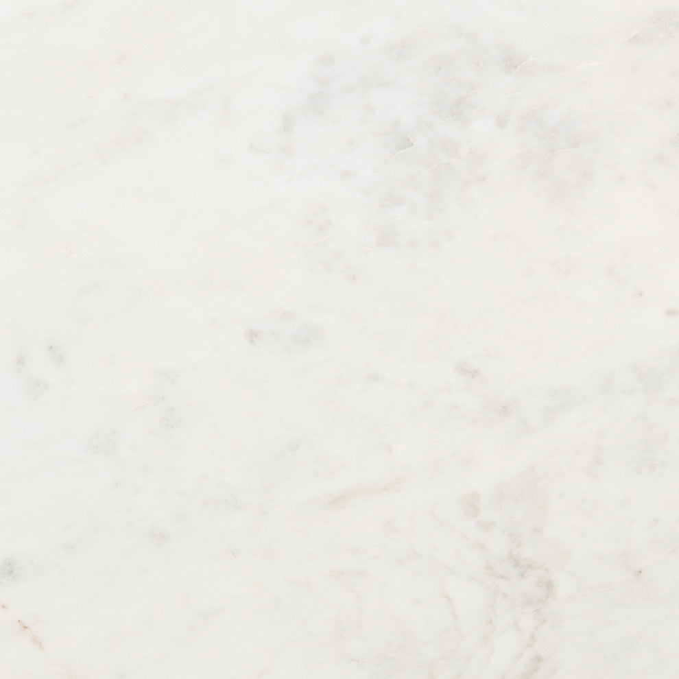Naomi Marble End Table-Raw Brass