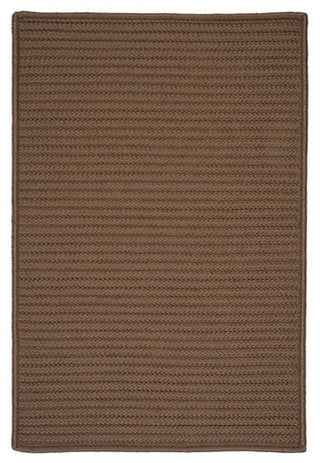 Simply Home Solid H286 Cashew Indoor/Outdoor Area Rug, Rectangular 7'x9'