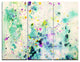 "Color Splatter" Glossy Metal Wall Art, 3 Panels, 36"x28"