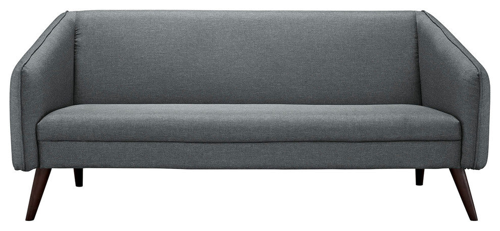 Modern Gray Slide Upholstered Sofa