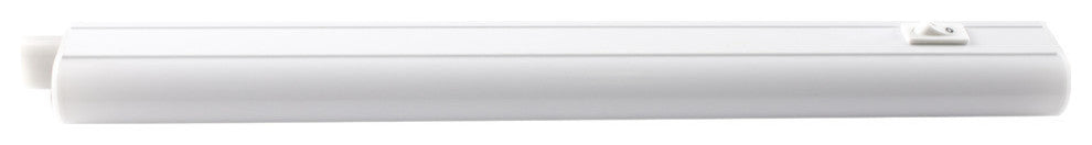 Bazz 12" White and Chrome Linear LED Under Cabinet Lighting