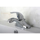 Kingston Brass Single-Handle 4" Centerset Bathroom Faucet, Polished Chrome