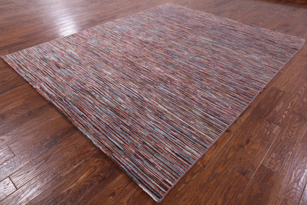 Hand Knotted Persian Gabbeh Wool Rug 8' 0" X 9' 10" Q8598