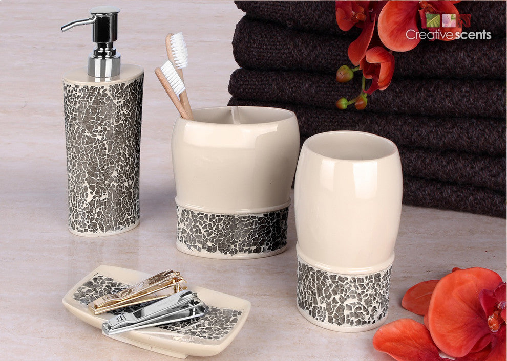 Broccostella 4-Piece Bath Accessory Set