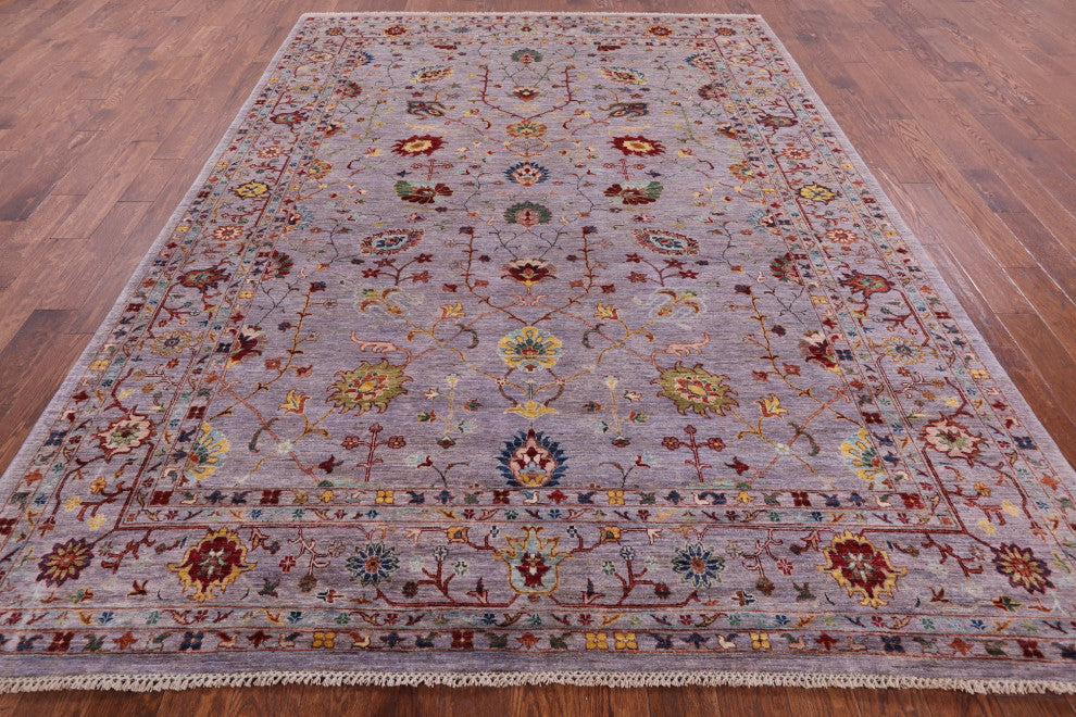 Persian Tabriz Handmade Wool Rug 8' 2" X 10' 11" Q7665