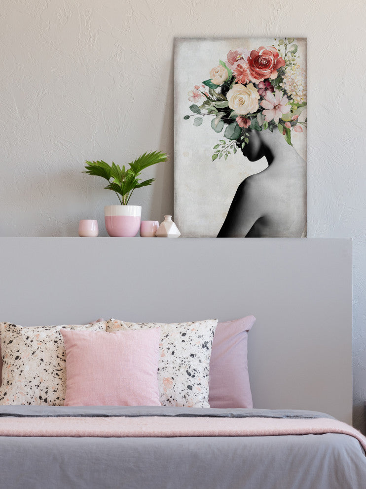 "Unpredictable" Painting Print on Wrapped Canvas, 24x36