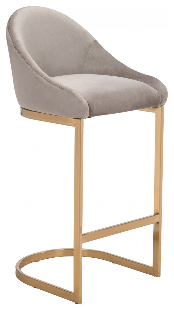 Scott Bar Chair Gray