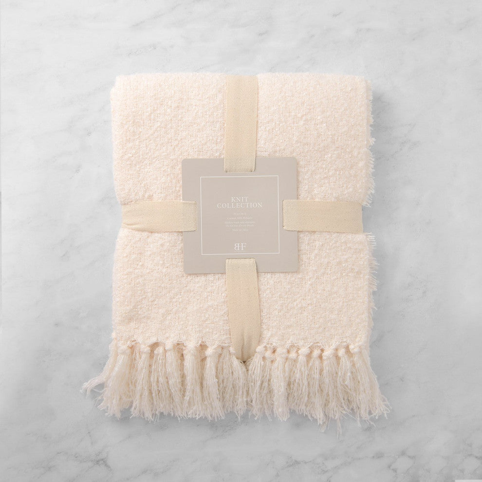 Plush Touch Fringe Throw