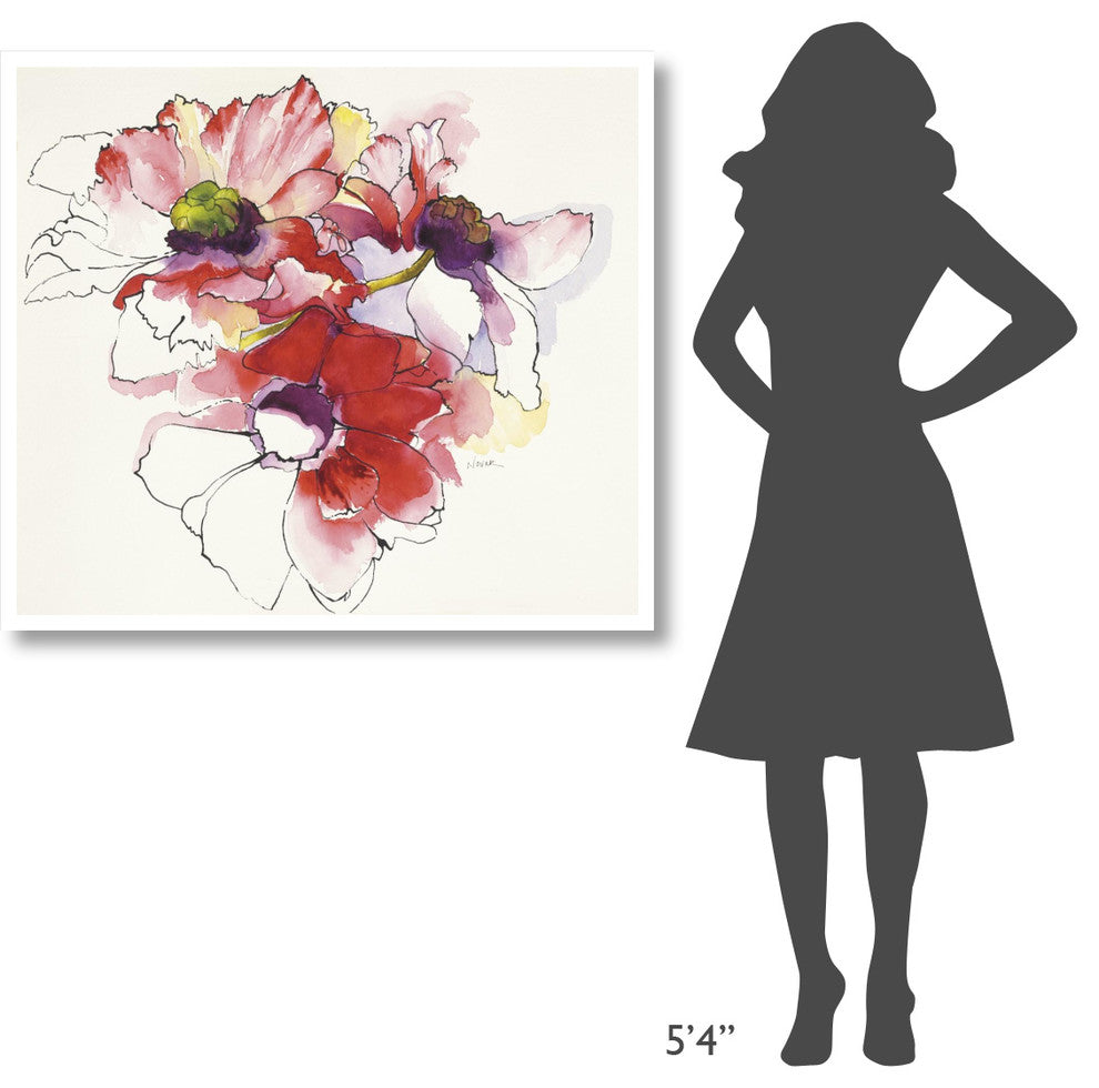 "Mistral Trio II" Digital Paper Print by Shirley Novak, 42"x37"
