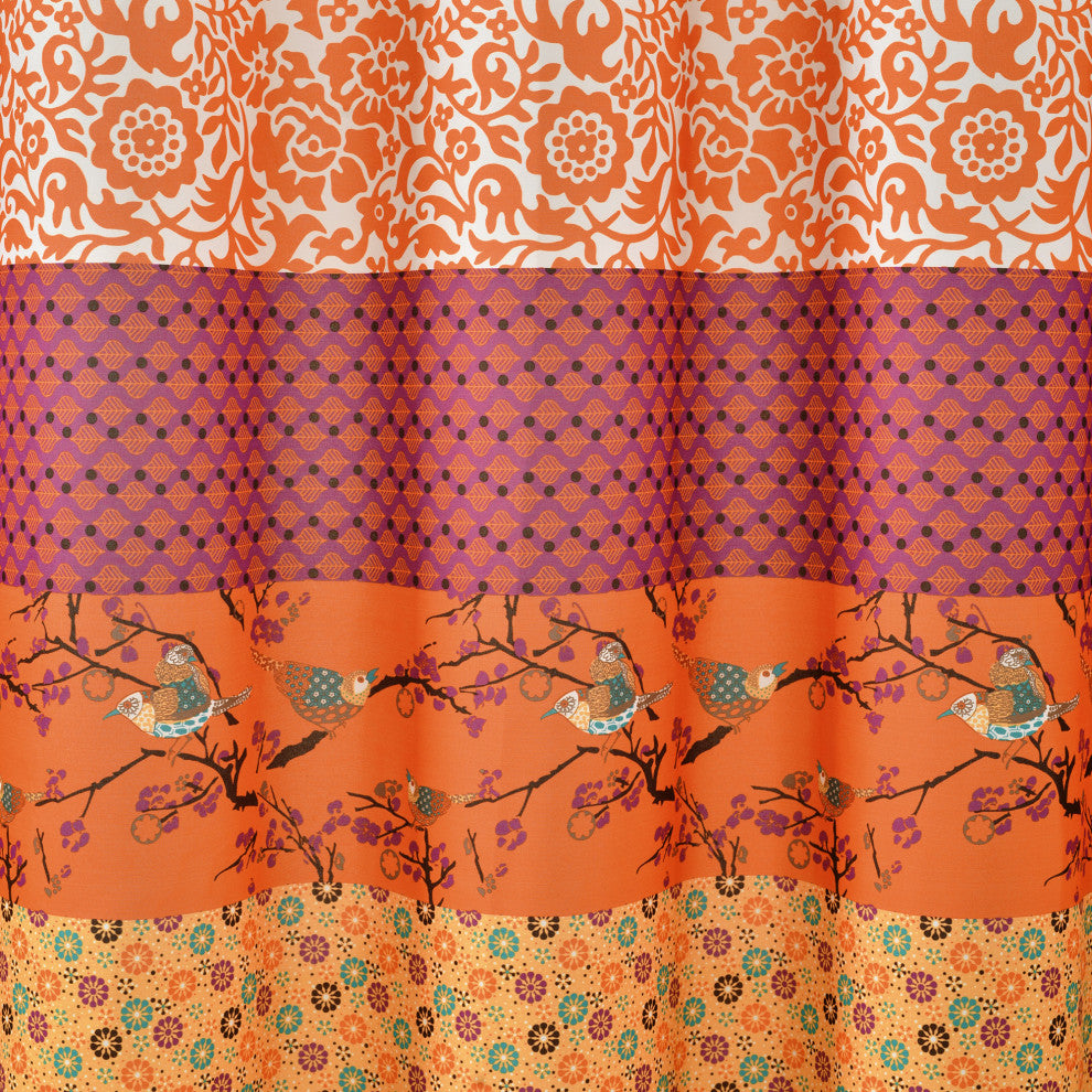 Royal Empire Shower Curtain, Tangerine