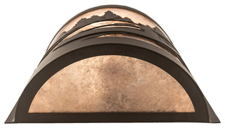 10 Wide Canoe At Lake Right Wall Sconce